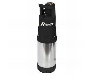 Ribimex Pompe submersible pour puits 4 turbines série Pro, eau claire, 1200 W, débit 6000 l/h, immersion max 12 m, portée 45 m, en acier inoxydable, idéale pour puits, citernes et réservoirs
