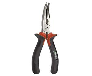 Ribimex PR2PBLC161SU Pince à becs demi-ronds, pliée, 160 mm