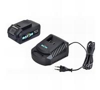 Ribimex – Kit chargeur rapide + batterie RBAT20 – 20V Li‑ion 4Ah (2h de charge)