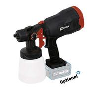 Ribimex - PRBAT20/PPSB - Pistolet de peinture HVLP - 20 V - "RBAT20" (Sans batterie ni chargeur), Rouge Et Noir