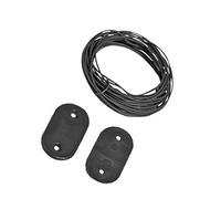 Kit Fixation Gris Pour Brise-Vue Lot De 30 Avec 4 Mètres De Fil