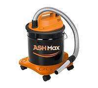 Ribimex PRCEN016, ASHMax Aspirateur à Cendres 1000 W 18 L avec Base, Amazon Exclusive, métal Plastique, Orange et Noir, Watts