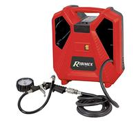 Ribimex PRCOMP1/KIT Compresseur portable 8 bar-1100 W, rouge et noir