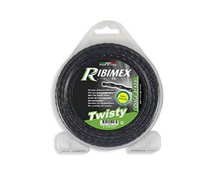 ribimex PRDFJ080X33T Fil Professionnel carré torsadé 3,3 mm x 80 m, Noir