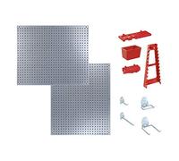 RIBIMEX PRPMRKIT34 Kit de panneau mural pour outils de bricolage avec 34 accessoires