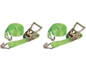 RIBIMEX - PRSANACC060 - Sangle d'ancrage à cliquet 1T (Lot de 2)