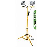 Ribimex - PRSPOT32TTPX2 - Phare de Chantier à LED 2 x 30 W - sur trépied