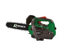 Ribimex Tronçonneuse à élagage 25,4 cc, lame de 300 mm, 1,07 HP à 11 000 tr/min, lubrification automatique, vitesse chaîne 21 m/s, démarrage manuel, accessoires inclus - PRTRT301