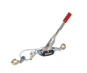 Ribitech 06563 Treuil manuel horizontal avec câble 4 T