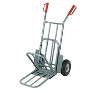 Ribimex Diable PRCDBV – 250 kg, 2 roues increvables, bavette rabattable