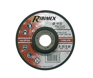 Ribitech PRDAEA115 Disque d'ébavurage en acier 115 x 6,4 x 22,2 mm