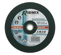 Ribitech PRDATI125 Disque plat pour inox, noir