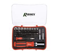 Ribitech - prtour65/M porte-embouts en mallette avec 65 embouts
