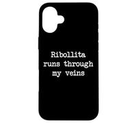 Ribollita coule à travers mes veines Drôle Ribollita Minimaliste Coque pour iPhone 16 Plus