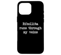Ribollita coule à travers mes veines Drôle Ribollita Minimaliste Coque pour iPhone 16 Pro Max