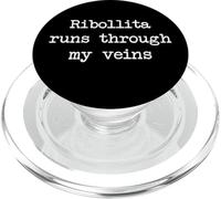 Ribollita coule à travers mes veines Drôle Ribollita Minimaliste PopSockets PopGrip pour MagSafe