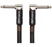 RIC-B1AA Câble de Pédale/Patch Gamme Gold Roland, Noir 30 cm