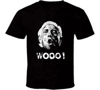 RIC Flair Woo Wrestling Star Nature Boy Men's T-Shirt Tee Black XL