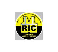 Ric Gilets Jaunes (15cm) - Sticker/Autocollant
