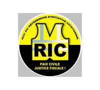 Ric Gilets Jaunes (20cm) - Sticker/Autocollant