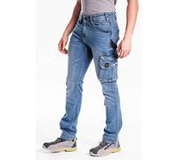 Jeans de travail - Homme - Taille 50 - Multi poches - Coupe droite confort - Fibreflex - Stretch stone - Job