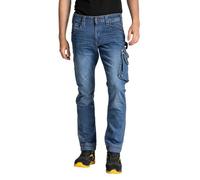 Rica Lewis Jeans de travail Job Coupe droite confort Multi poches Fibreflex Stretch Homme Taille 42