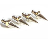 Ricable Custom SK6 Spikes - 4 pièces Pieds à Pointe Conique Absorbeur 12g M6 pour Haut-Parleur et Sub