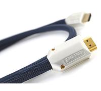 Ricable F2 Supreme 2m - Câble HDMI 2.0 Ultra HD 4K HDR Bandwith 29 Gbps pour goulottes, conduits et ondulé électrique