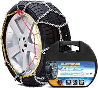Ricambycar Chaînes à neige 9 mm groupe 90, homologuées Italie EN 16662-1, montage rapide, Chaînes pour voitures adaptées aux pneus de SUV et de citadines