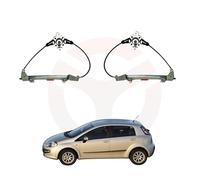 RICAMBYCAR Paire de lève-vitre manuel arrière droit et gauche Fiat Punto - Grande Punto - Punto EVO à partir de 2005