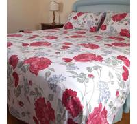 RICAMI FIORENTINI BALDI Housse de couette double face fantaisie/couleur unie avec taies d'oreiller Genève 100 % coton, également sur mesure. Blanc. Housse de couette 300 x 300 cm