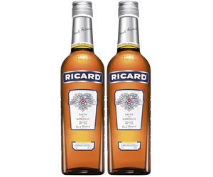 RICARD Pastis de Marseille Apéritif anisé - 45%, 35cl (Lot de 2)