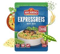 Ricardo Express Risi Bisi Riz 8 x 250 g Préparation de riz Plats prêts à l'emploi Micro-ondes / Poêle à frire rapide et facile