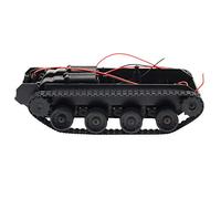 Ricardonty Chenette sur chenilles en Caoutchouc pour Kit Cadre Réservoir Robot Robot Réservoir Rc pour 130 Motor Toy DIY Jouets Robot pour Enfants