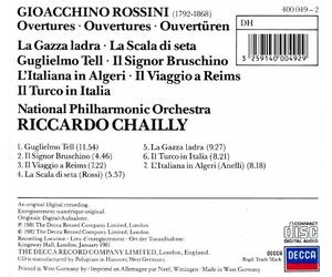 Riccardo Chailly Rossini 7 Overtures