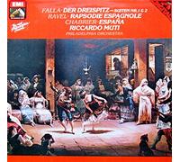 Riccardo Muti & Philadelphia Orchestra - Falla: Der Dreispitz (Suiten Nr. 1 & 2) / Ravel: Rapsodie Espagnole / Chabrier: Espana [Vinyl LP] [Schallplatte]