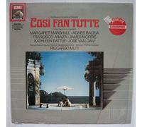 Riccardo Muti & Wiener Philharmoniker / Margret Marshall / Agnes Baltsa / James Morris / Francisco Araiza / Kathleen Battle / Jose van Dam - Mozart: Cosi fan tutte (Großer Querschnitt: Livemitschnitt, Festspielhaus Salzburg 1982) [Vinyl LP] [Schallplatte]