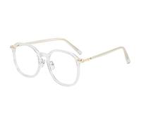 RICCIE Lecteur HD Anti-lumière Bleue pour Femmes, Mode Ultra-léger à Large Monture 1.56 lentilles en résine asphérique Lunettes Protection dioptrie +1,0 à +3,0,02,+2.5