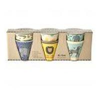 Rice - 6 Pcs Small Melamine Kids Cups -Jungle Print Blue