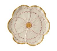 RICE Assiette Rice Flower Ø19.5 cm Yellow border