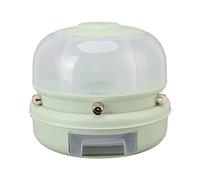 Rice Bucket Container | 6.5L Large Capacity Food Storage Unit | Rotating Grain Holder for Kitchen/Pantry/Countertop | Non - BPA PP Material, Easy Assembly (Light Green Monolayer)