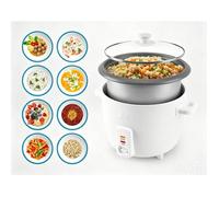 Rice Cooker Électrique 4L 700W Acier Inoxydable Multifonction Autocuiseur Riz Légumes Soupe Pour Famille