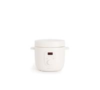 RICE COOKER STUDIO - Cuiseur à riz électrique multifonction avec panier vapeur - Blanc cassé