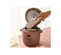 RICE COOKER STUDIO - Cuiseur à riz électrique multifonction avec panier vapeur - Moka