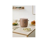 RICE COOKER STUDIO - Cuiseur à riz électrique multifonction avec panier vapeur - Moka