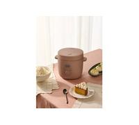 RICE COOKER STUDIO - Cuiseur à riz électrique multifonction avec panier vapeur - Moka