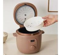 RICE COOKER STUDIO - Cuiseur à riz électrique multifonction avec panier vapeur - Moka