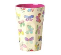 Rice Gobelet en mélamine 100 % mélamine - Motif papillon, papillon