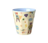 Rice Gobelet en mélamine Hero Bleu clair Petit 160 ml