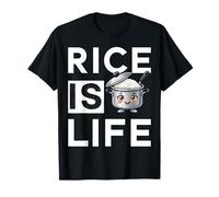 Rice is Life Aliments philippins Asiatique Amour Riz T-Shirt